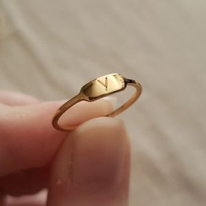 Gorjana Letterpress Ring - "y"